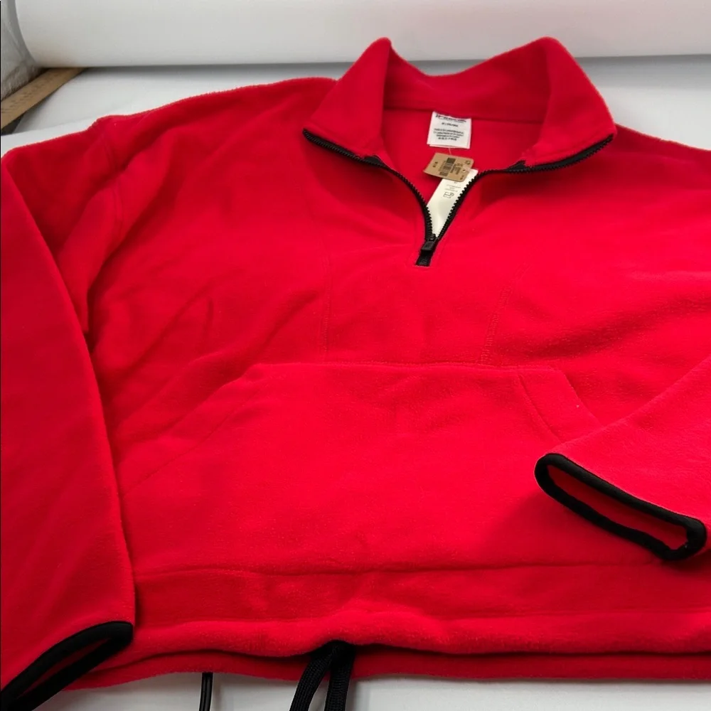 PINK Victoria's Secret Women's Bright Red Bomber Jacket